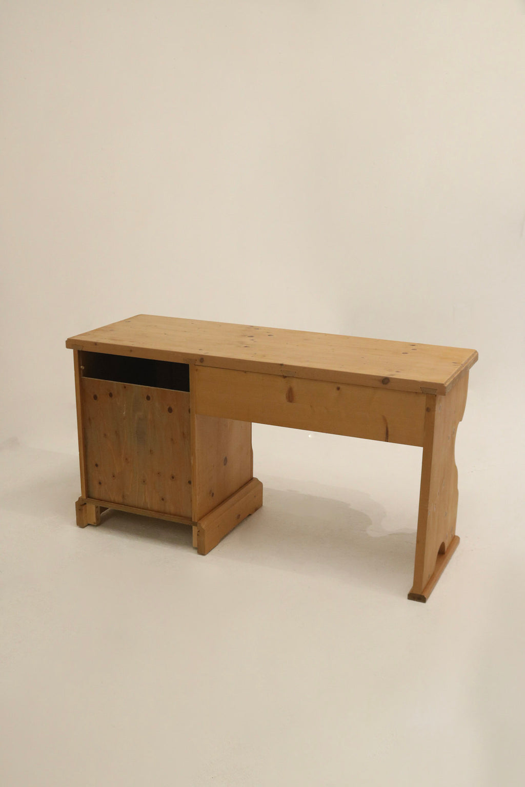 Vintage Voglauer Austrian Pine Wood Desk Table