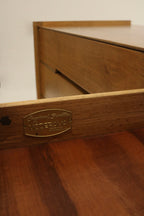 Mid Century Modern Walnut Wood 6 Drawers Lowboy Dresser