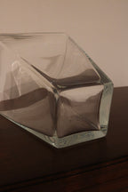 Poland Hand-Made Heavy Glass Vase