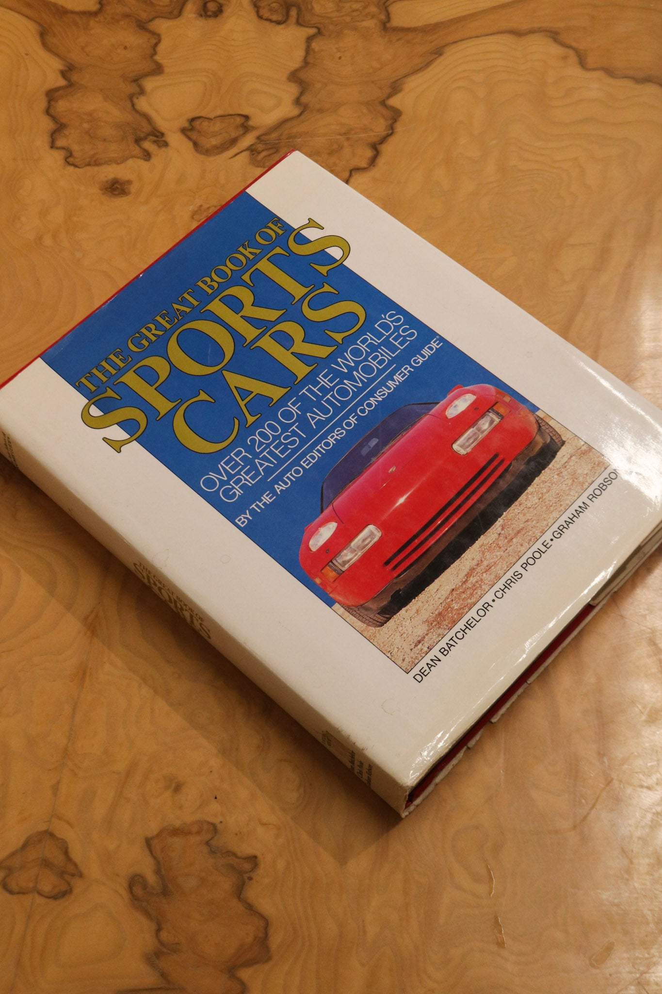 Illustrated Vintage Book Sports Cars by Consumer Guide Editors 1988 Hardcover
