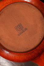 Set of Four Vintage Canadian Evangeline Terracotta Pottery Glaze Soup Bowls