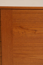 Danish Mid-Century Modern Teak  Storage Credenza By Domino Mobler