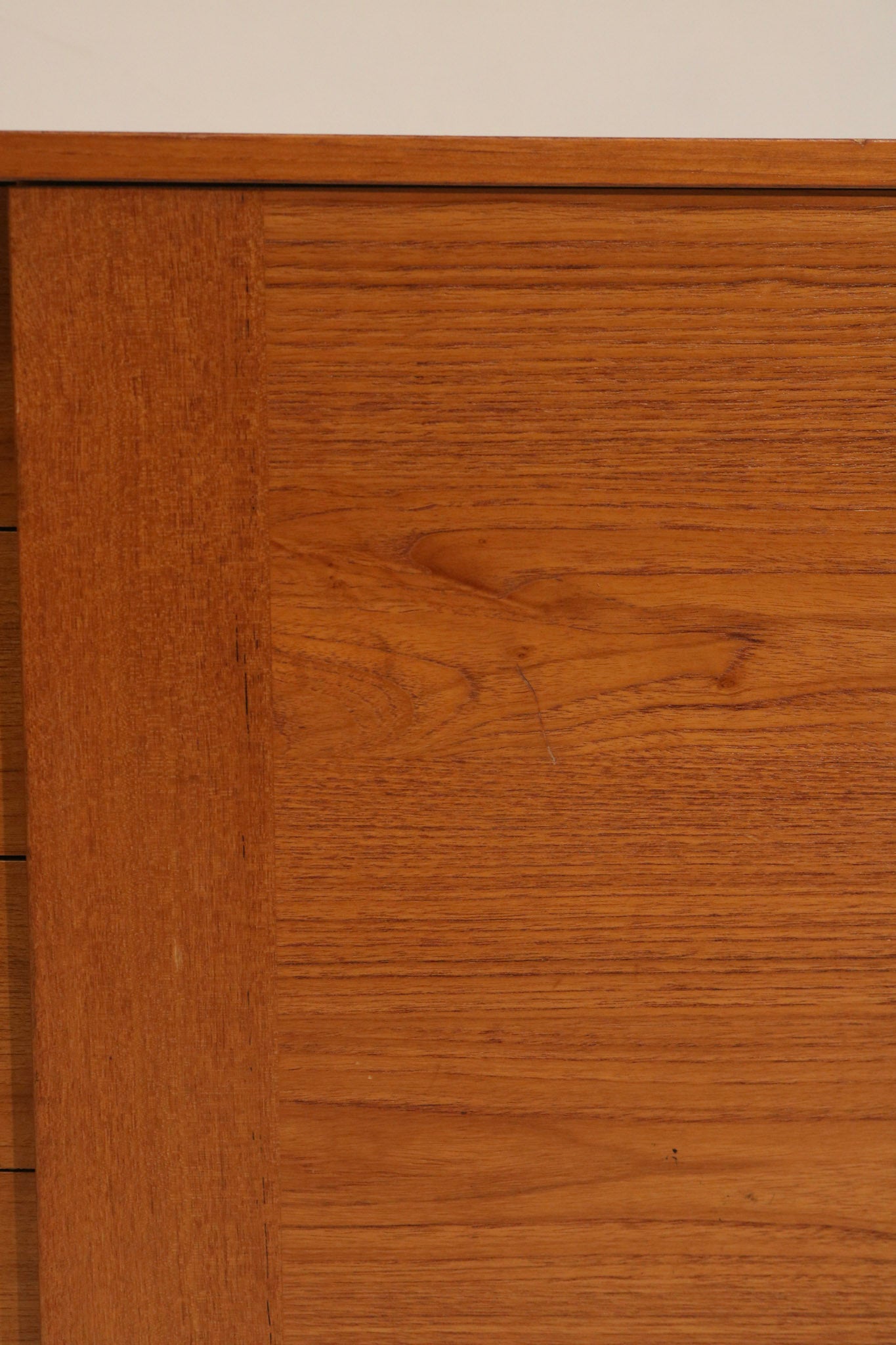 Danish Mid-Century Modern Teak  Storage Credenza By Domino Mobler