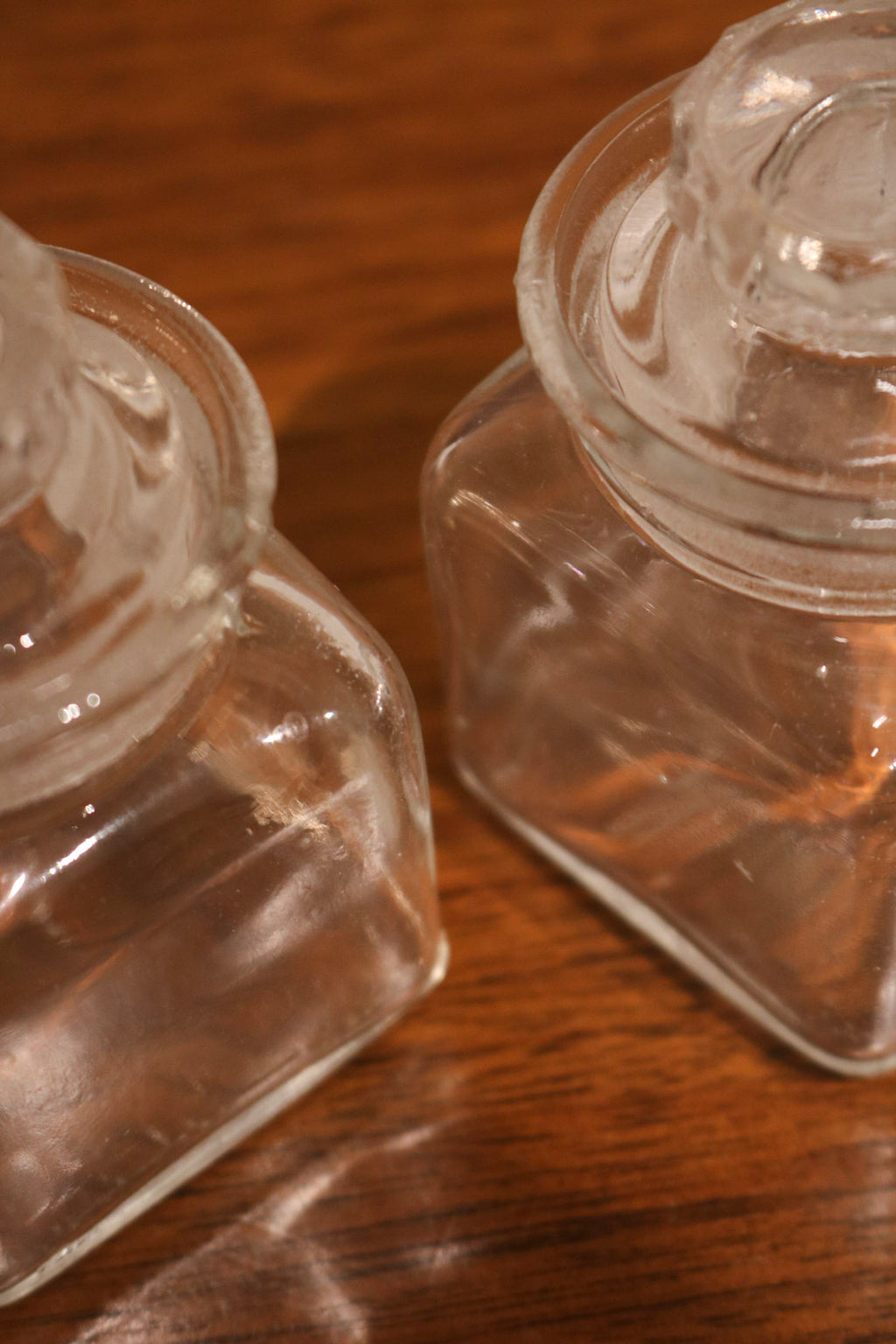 Set Of Vintage Crystal And Glass Barware And Serving Brass Tray