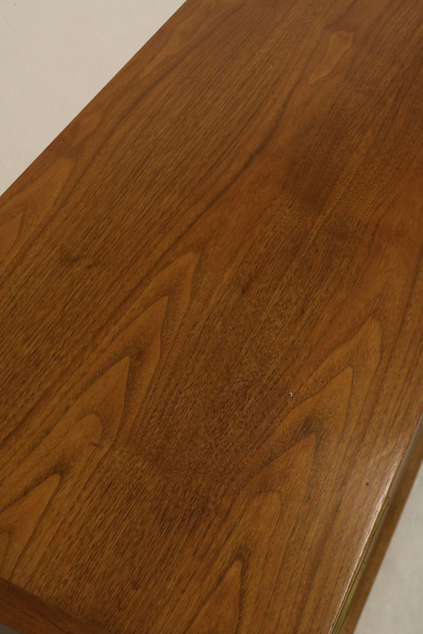 Mid Century Modern Walnut Wood 6 Drawers Lowboy Dresser