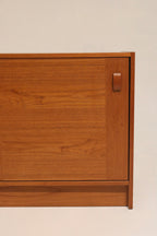 Danish Mid-Century Modern Teak  Storage Credenza By Domino Mobler