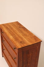 1900s Antique Cherry Pine Dresser Victorian 3 Drawer