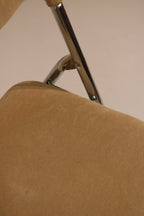 Vintage Italian Mid Century Modern Chrome Folding Chair Set
