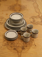 Set Of 20 Vintage Sango Ceramic Stoneware Dinnerware And Coffee Cups