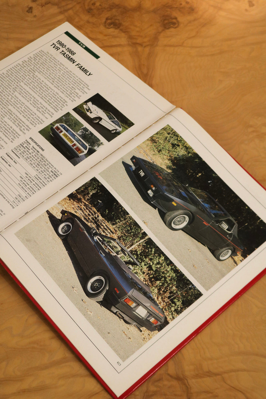 Illustrated Vintage Book Sports Cars by Consumer Guide Editors 1988 Hardcover