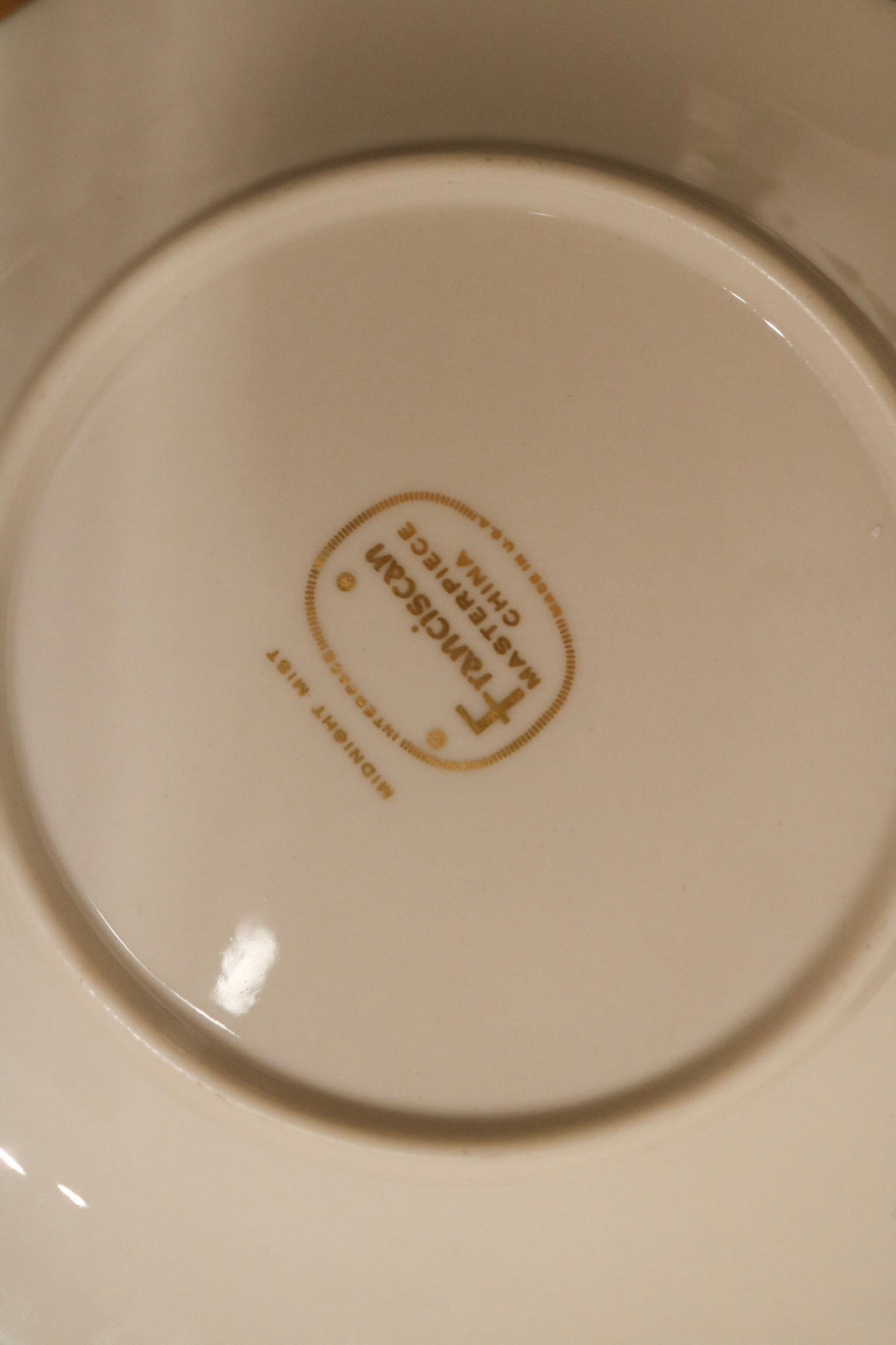 Set Of 12 Porcelain Dinnerware Plates By Franciscan Masterpiece China