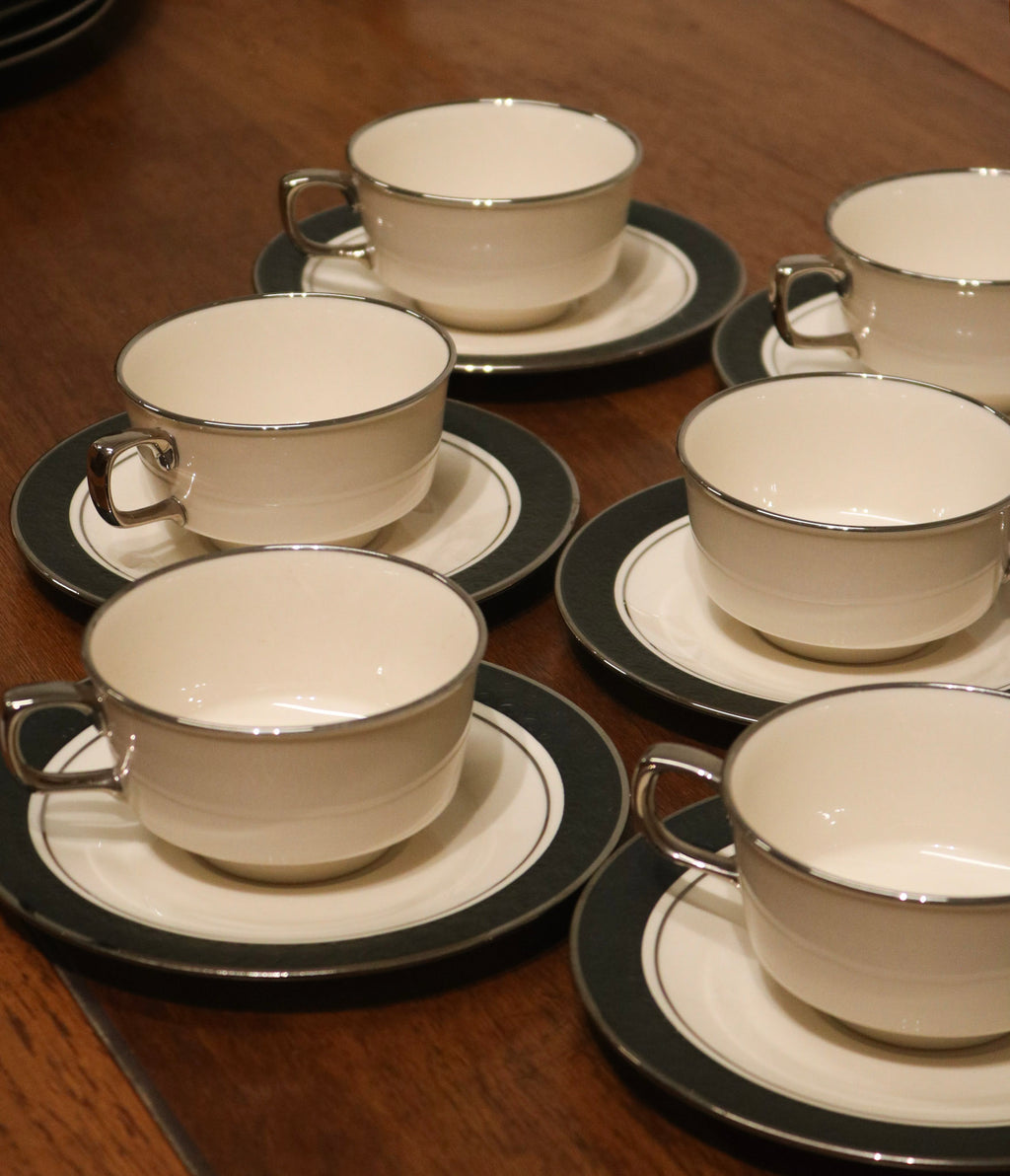 Set Of 29 Porcelain Dinnerware Plates Teacups Teapot By Franciscan Masterpiece China