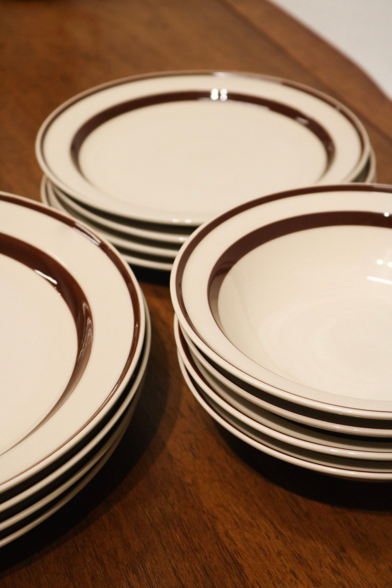 Set Of 20 Vintage Sango Ceramic Stoneware Dinnerware And Coffee Cups