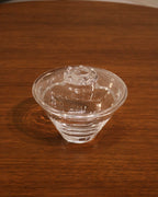 Set Of Vintage Crystal And Glass Barware And Serving Brass Tray