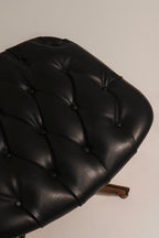 Mid Century Modern Lounge Swivel Chair and Ottoman by George Mulhauser Circa 1960s