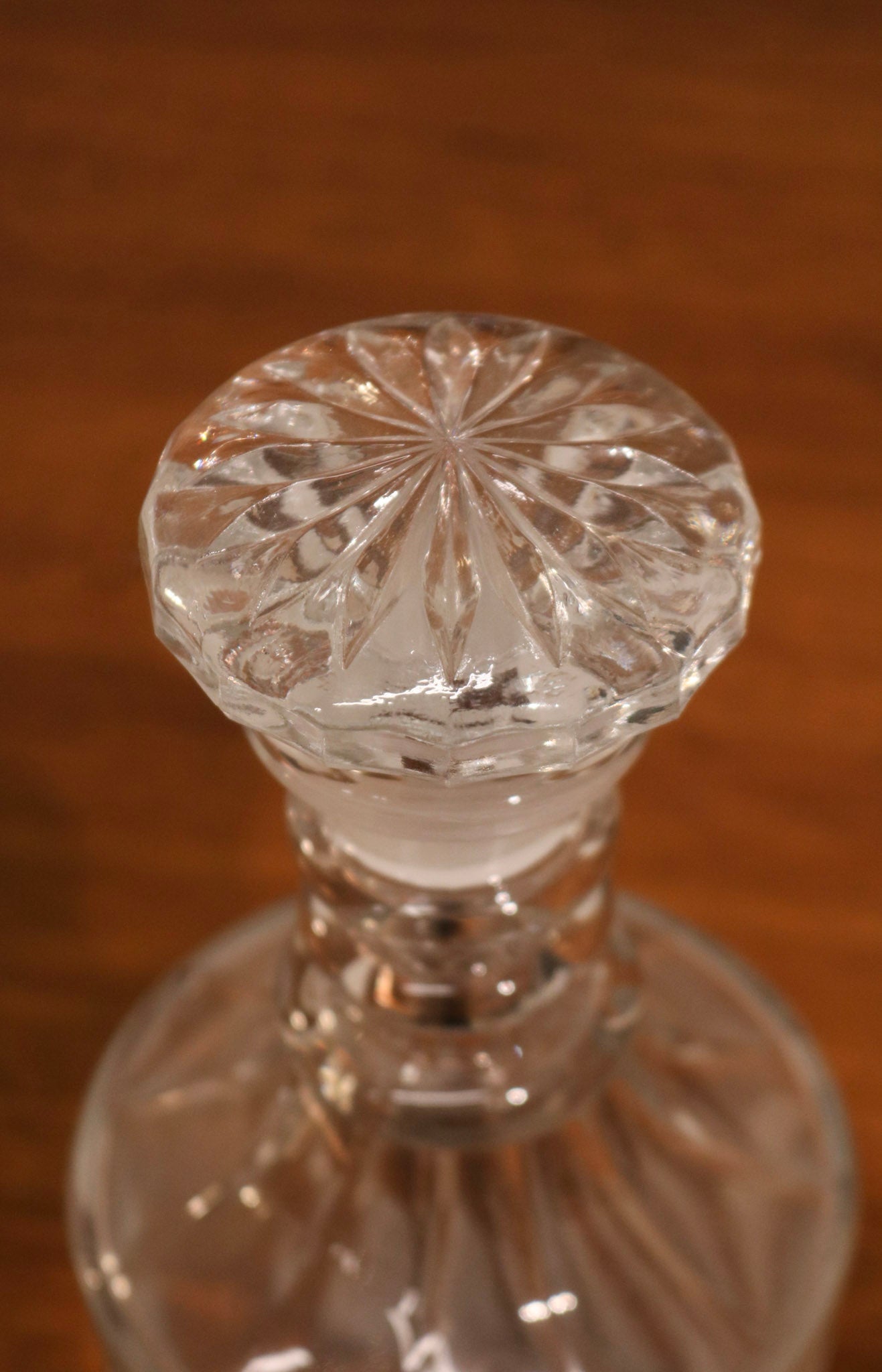 Set Of Vintage Crystal And Glass Barware And Serving Brass Tray