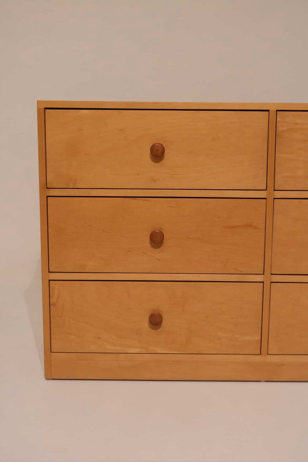 Vintage Solid Wood 6 Drawers Dresser