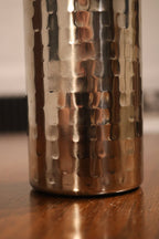 Set Of Vintage Crystal And Glass Barware And Serving Brass Tray