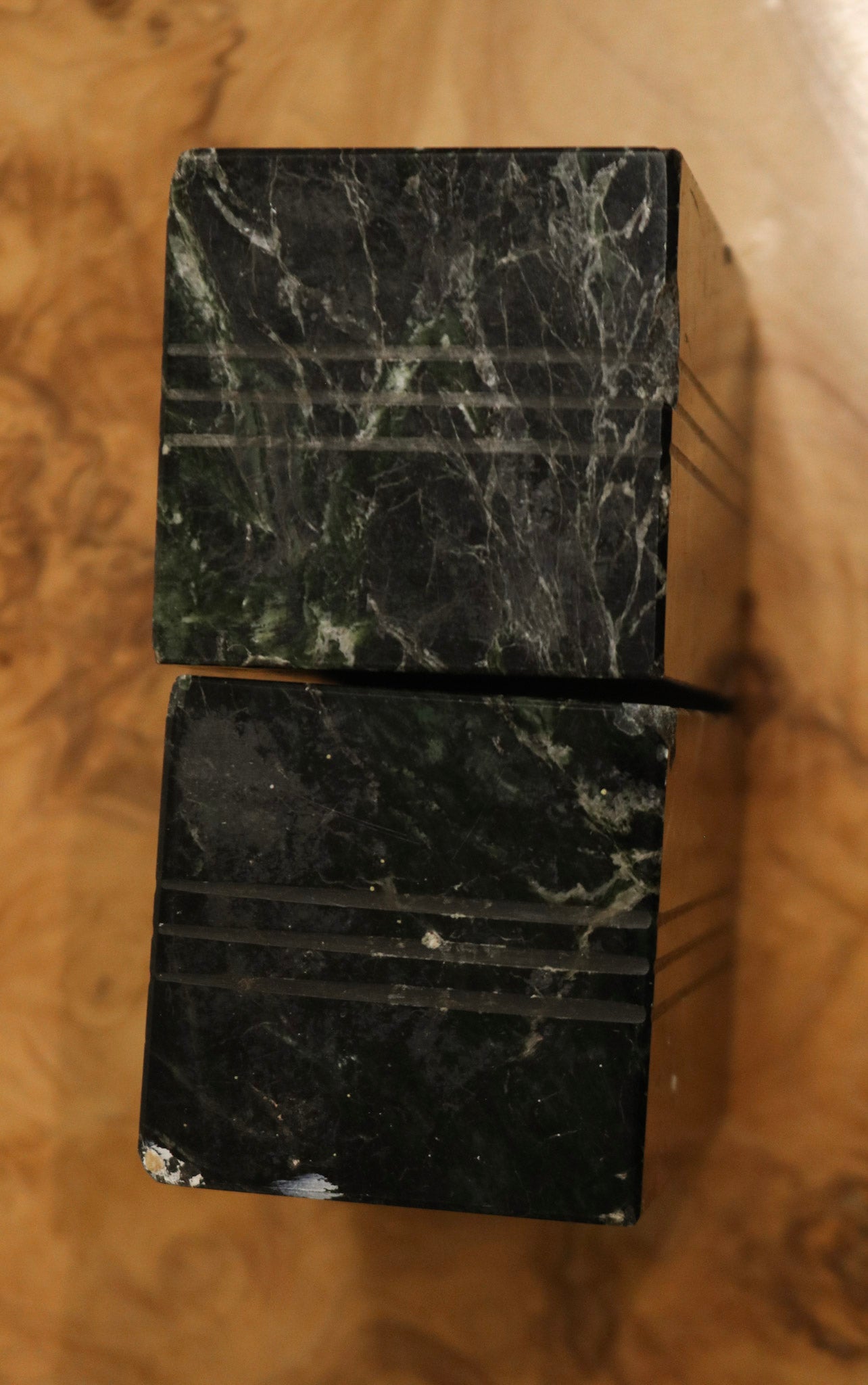 Vintage Marble Cubes Decorative Bookends