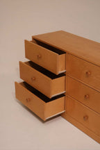 Vintage Solid Wood 6 Drawers Dresser