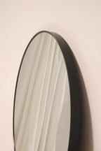 Round Black Wall Mirror Metal Frame