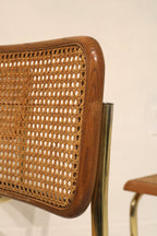 Dining Set With 4 Cesca Chair And Solid Oak Wood Table