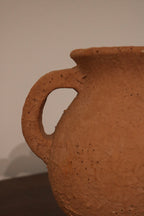 Small Decorative Terracotta Vase With Handles
