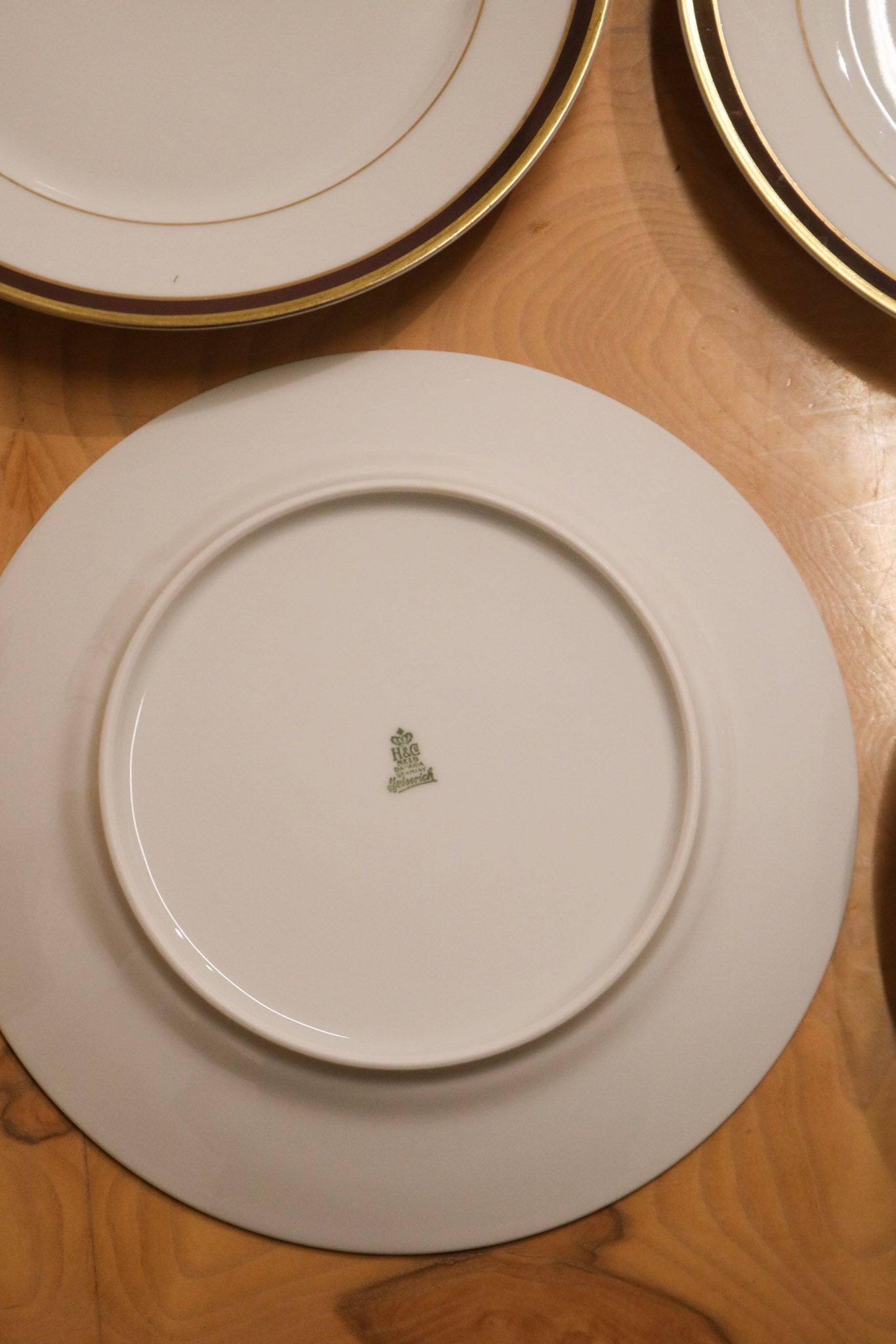 Set of 20 Porcelain Dining Plates Dishes By Heinrich & Co.