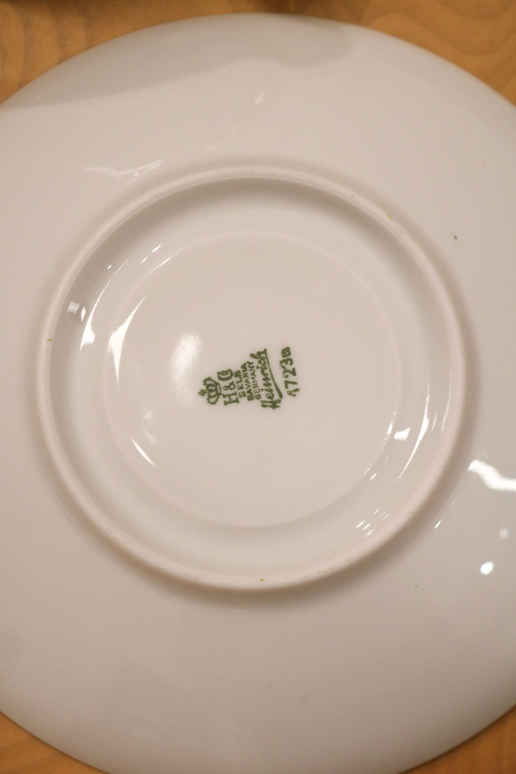 Set Of 4 Porcelain Coffee Tea Cups And Plates Sugar Bowl By Heinrich & Co.