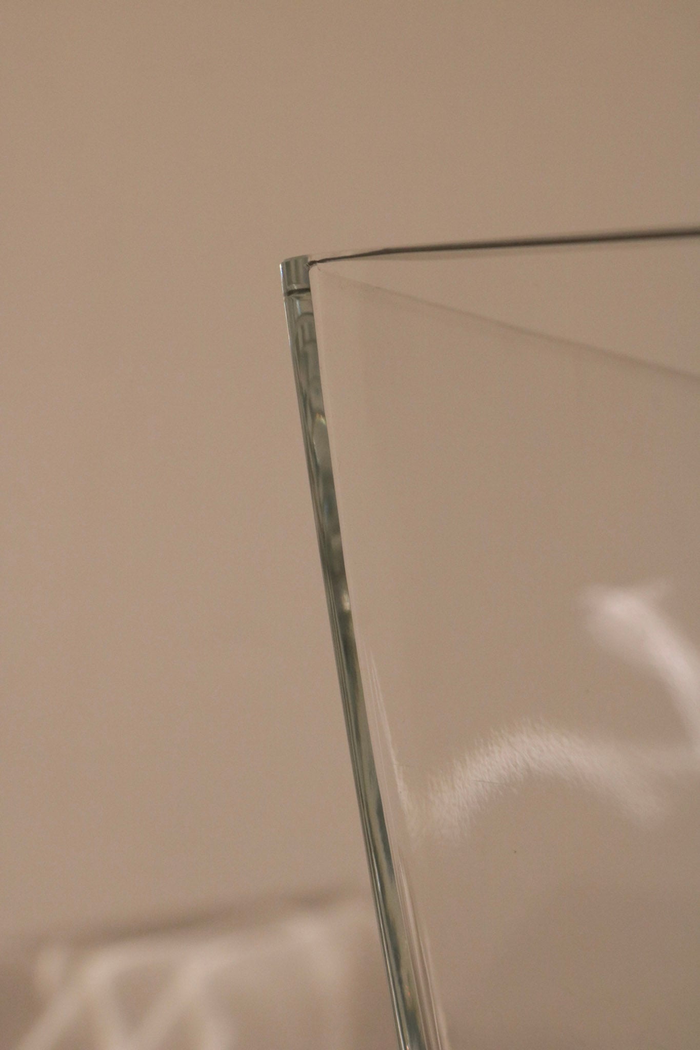 Poland Hand-Made Heavy Glass Vase