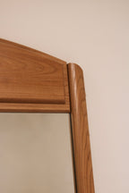Vintage Wooden Stand Wall Mirror