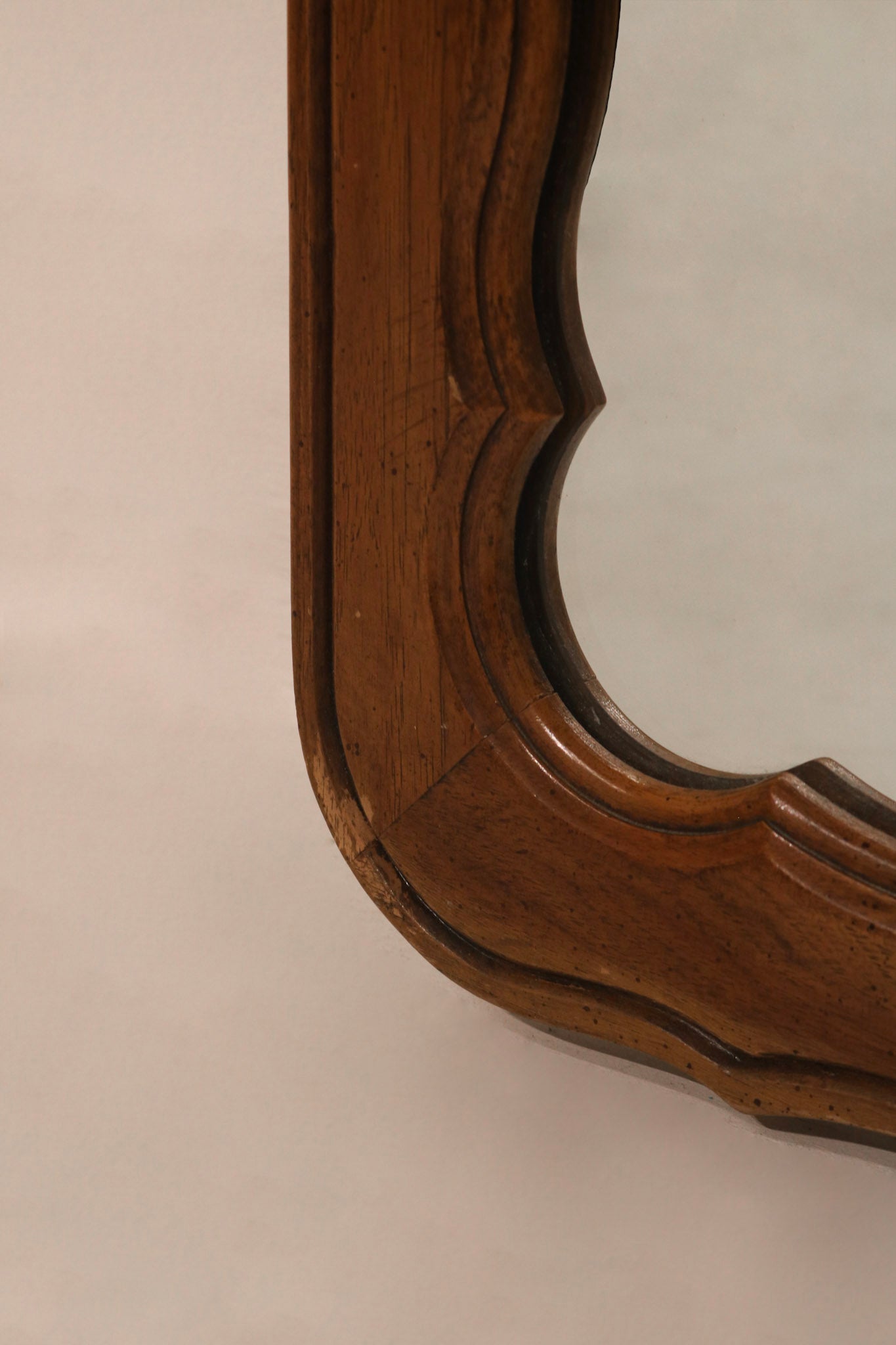 Vintage Wooden Full-Length Wall Mirror - 21" x 54"