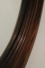 Vintage Oval Solid Wood Wall Mirror By Ethan Allen