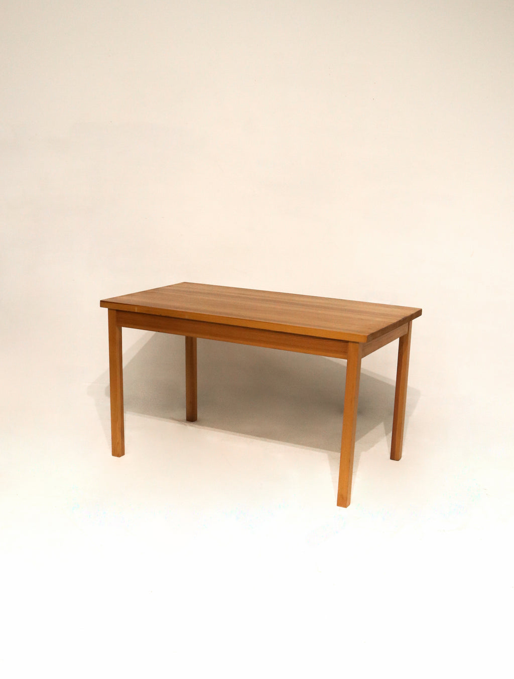 Vintage Swedish Pine Wood Dining Table Desk