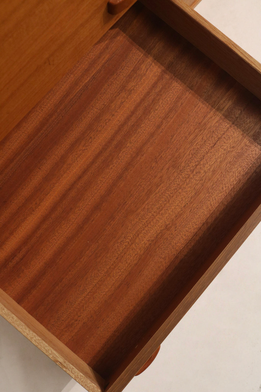 Danish Mid-Century Modern Teak  Storage Credenza By Domino Mobler