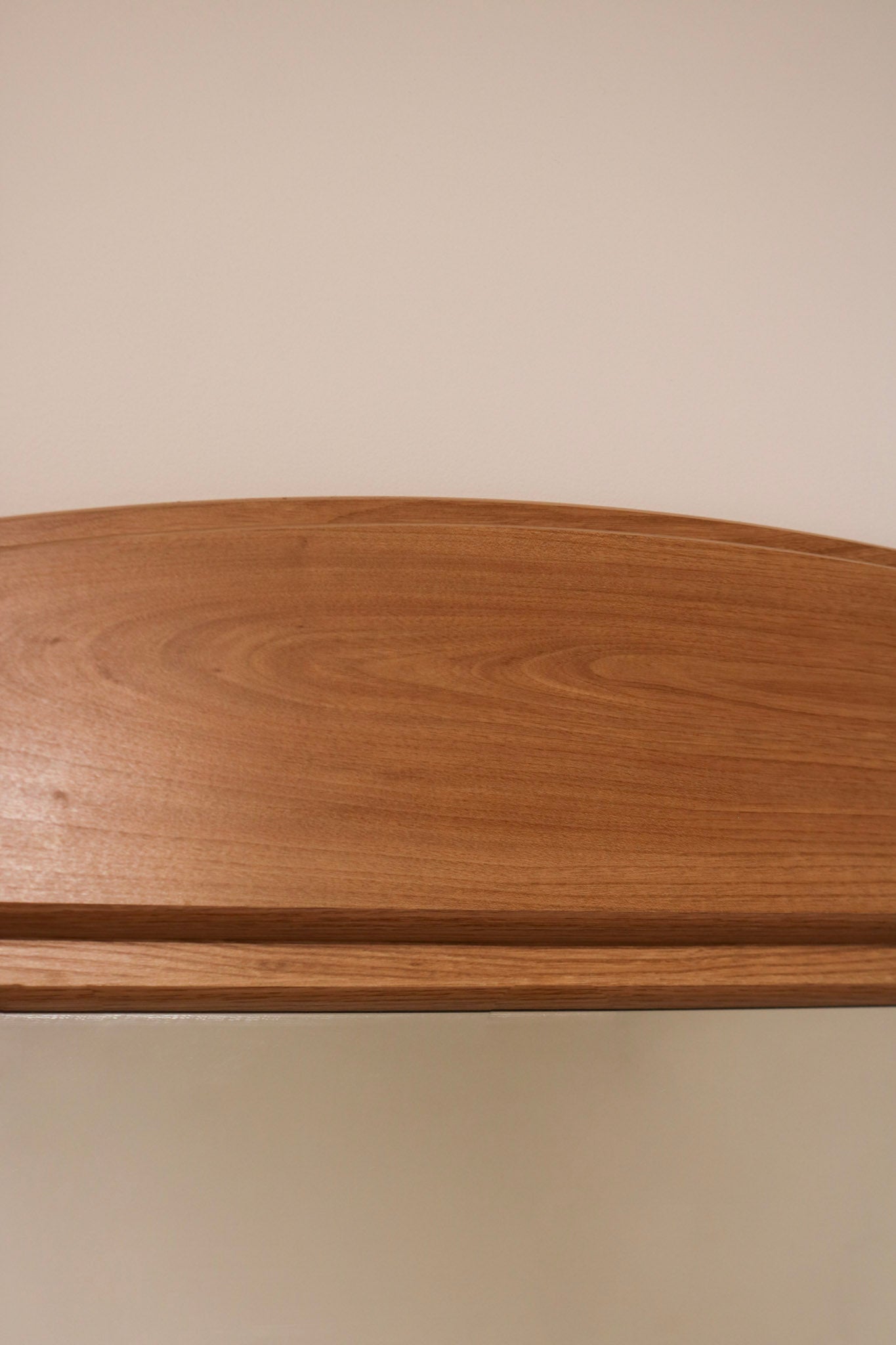 Vintage Wooden Stand Wall Mirror
