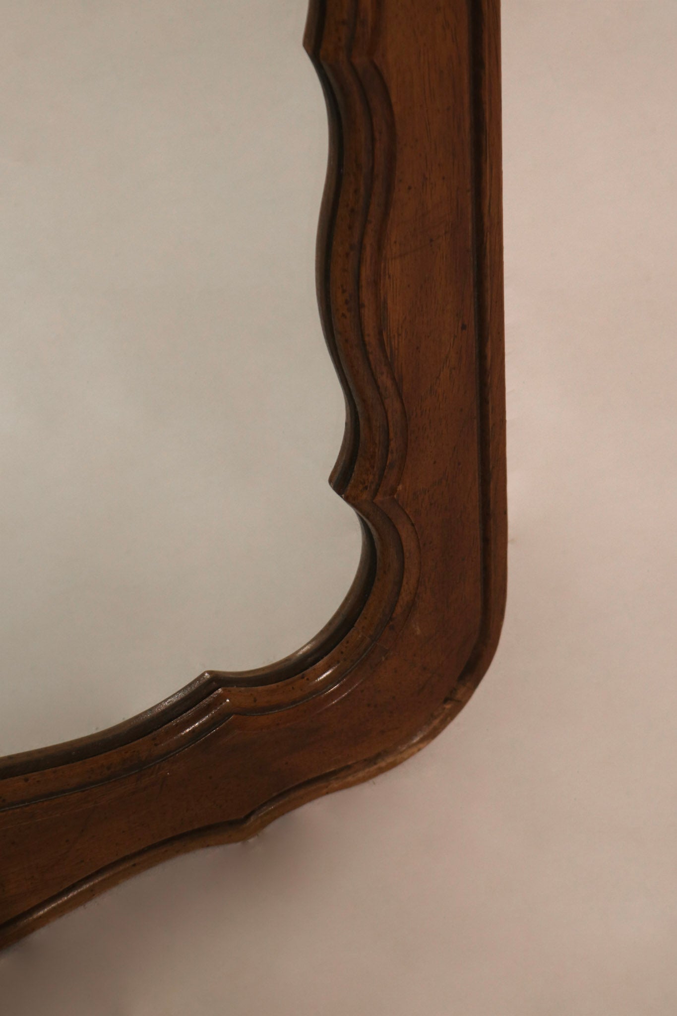 Vintage Wooden Full-Length Wall Mirror - 21" x 54"