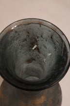 Vintage Large Glass Floor Vase Made In Spain