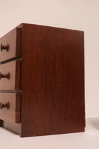 Vintage Mcm Solid Wood Walnut Nightstands Or Bedside Tables
