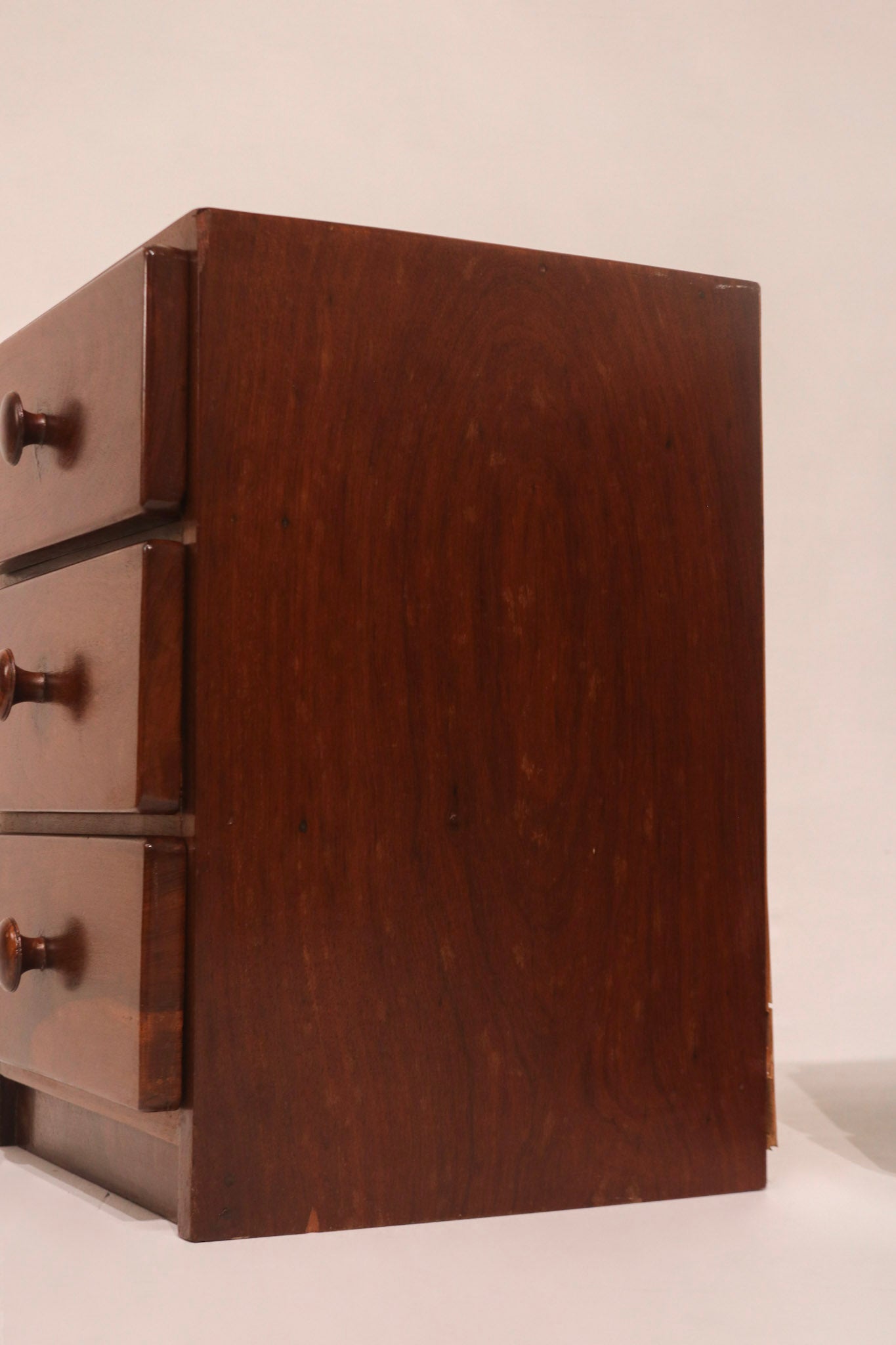 Vintage Mcm Solid Wood Walnut Nightstands Or Bedside Tables