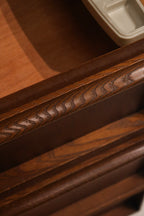 Mid Century Modern Walnut Wood Vintage 9 Drawers Dresser By Bassett