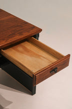 Rustic Vintage Wooden Table Desk With Drawers