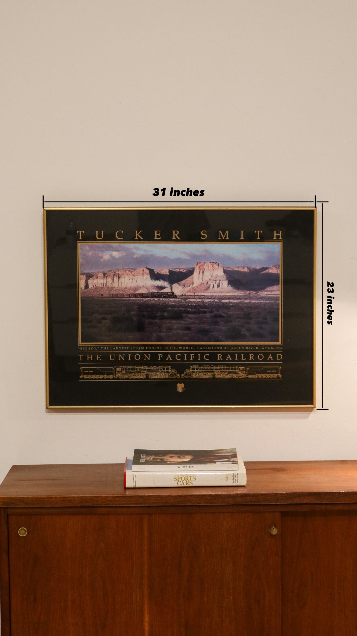Framed Vintage Trucker Smith Printed Poster