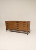 Vintage Oak Wood 7 Drawers Dresser By John Stuart Grand Rapids New York