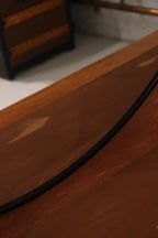 Round Black Wall Mirror Metal Frame