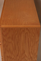 Vintage Solid Oak 6 Drawers Dresser