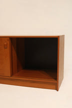 Danish Mid-Century Modern Teak  Storage Credenza By Domino Mobler