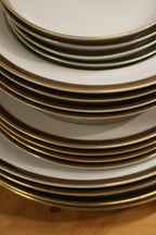 Set of 16 Porcelain Dining Plates Dishes By Heinrich & Co.