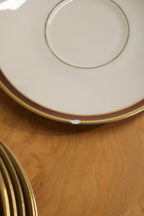Set Of 26 Porcelain Dining Plates Dishes And Coffee Cups By Heinrich & Co.