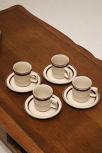 Set Of 20 Vintage Sango Ceramic Stoneware Dinnerware And Coffee Cups